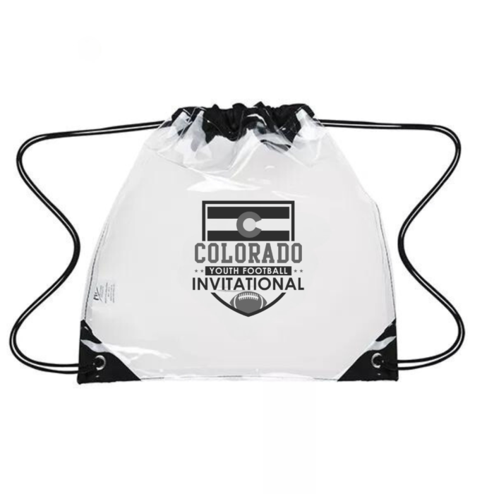 Clear Med-Small Logo Backpack